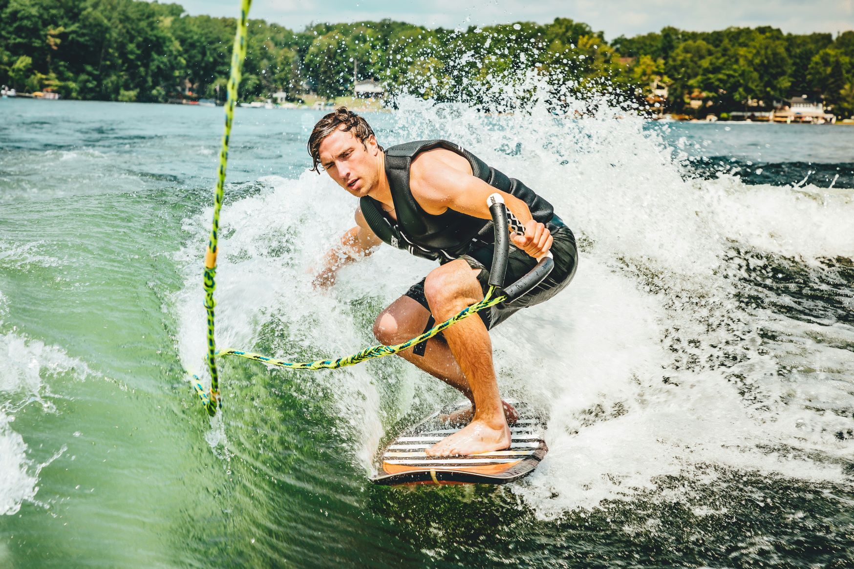 man wakeboarding in parker az