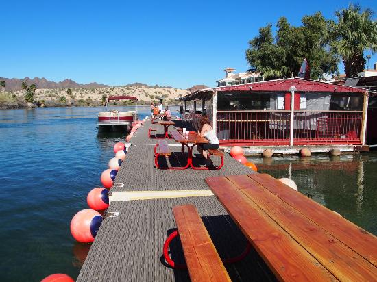 Floating Bar in Parker Arizona near JTs on the Keys Motel.